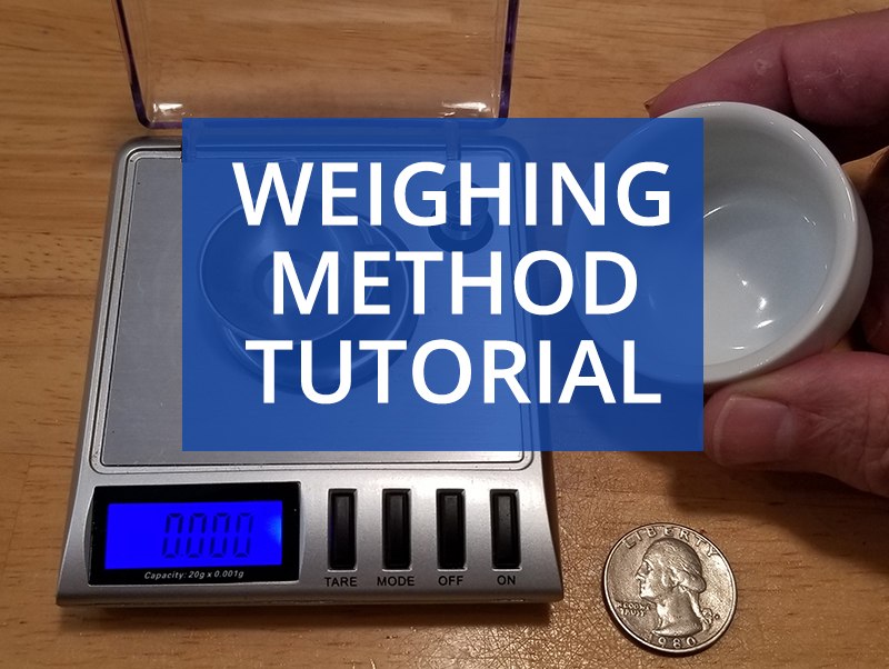 Weighing Method Tutorial